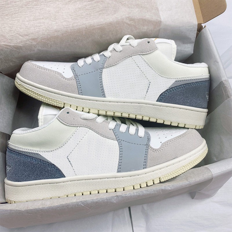 Giày Jordan Paris JD1 Cổ Thấp Gót Xanh, Giày Jodan Low Thấp Cổ Nam Nữ Full Box Bil | BigBuy360 - bigbuy360.vn