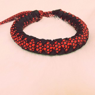 Vòng tay paracord 4 strand braid mix skull
