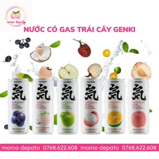 NƯỚC UỐNG TRÁI CÂY CÓ GA GENKI FOREST (0đường - 0 calo - 0 chất béo) [ Giảm Cân / Tiểu Đường Dùng Được]