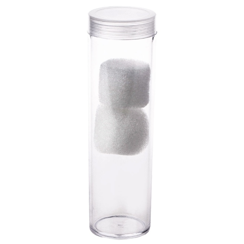 ✿ Ống Nhựa Tròn Đựng Tiền Xu 27mm Kèm Nắp Vặn Tiện Dụng