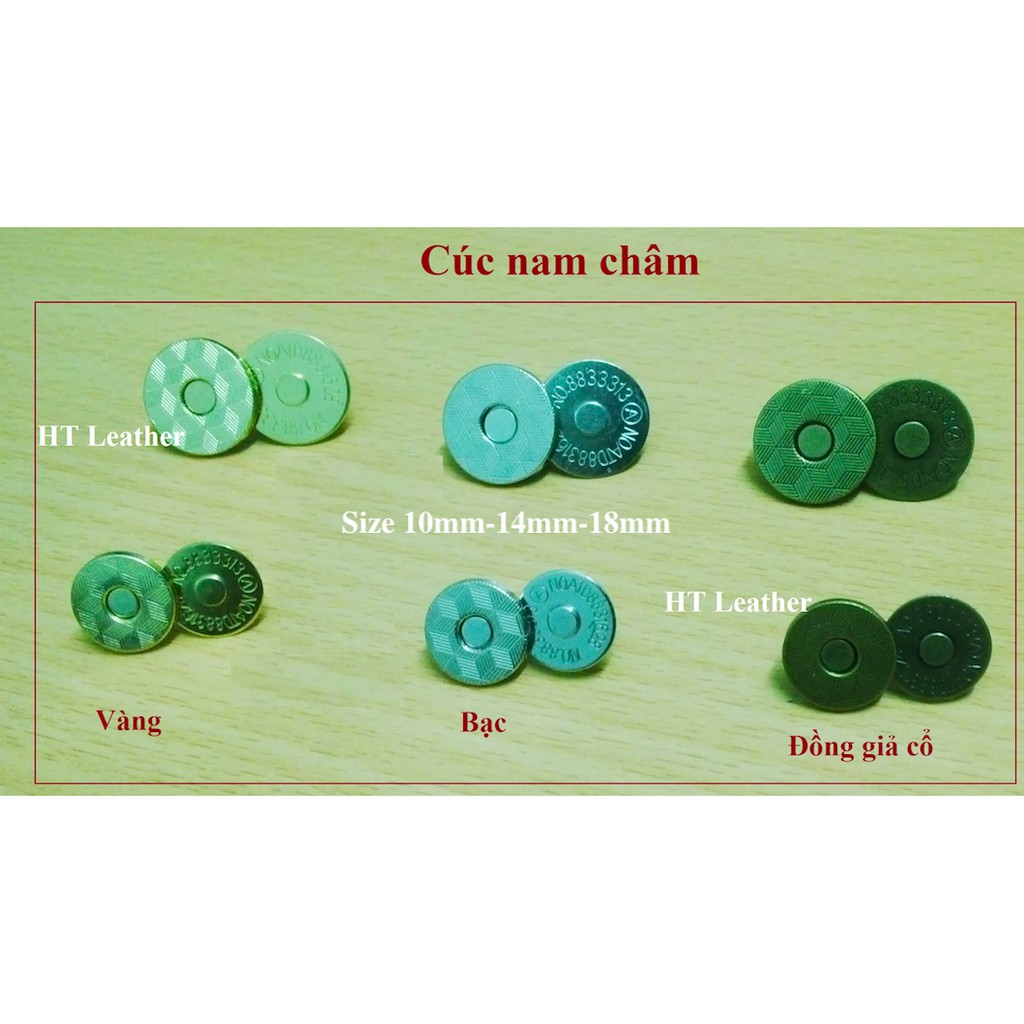 Cúc nam châm 2 mặt (giá 10 bộ)