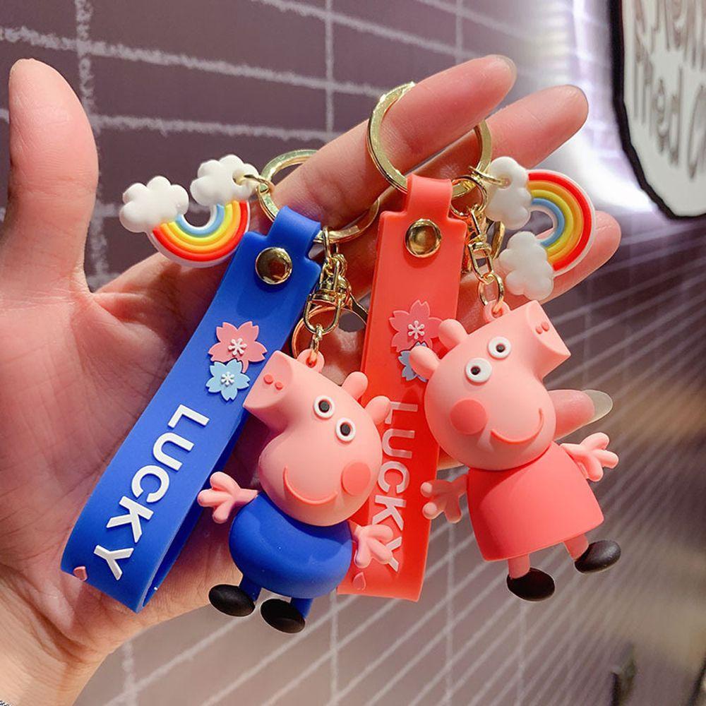 Móc Khóa Hình Heo Pe-ppa Dễ Thương
