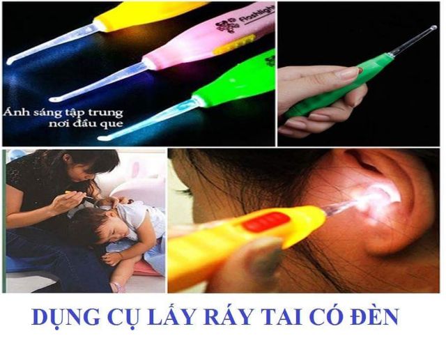 Lấy ráy tai có đèn