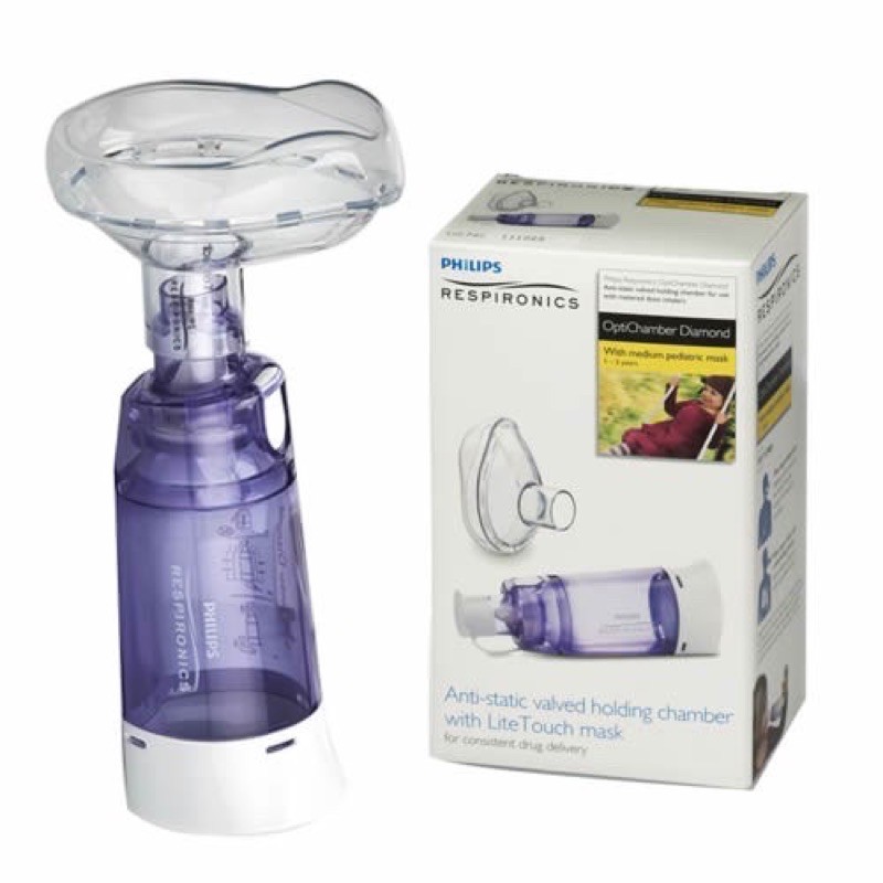 Buồng đệm xịt hen Philips babyhaler