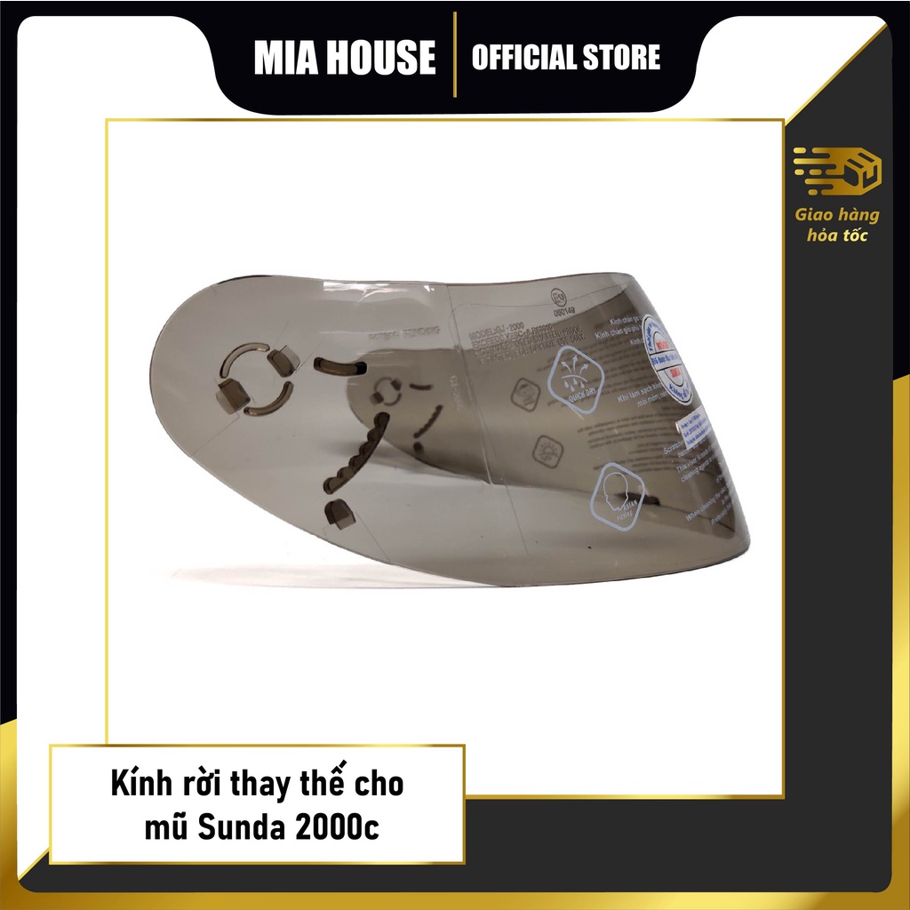 Kính rời thay thế cho mũ Sunda 2000c hoặc Sunda Andes 2000