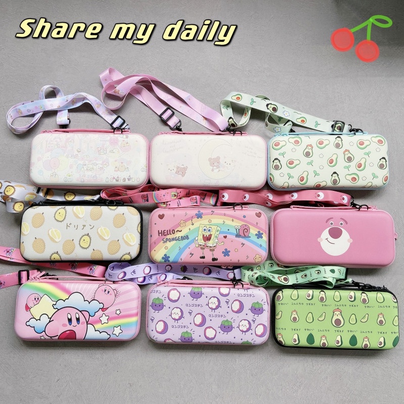 Túi đựng máy chơi game Nintendo Switch họa tiết hoạt hình dễ thương tùy chọn