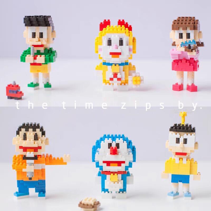 Bộ mô hình lego Doraemon tự lắp ráp nhiều chi tiết