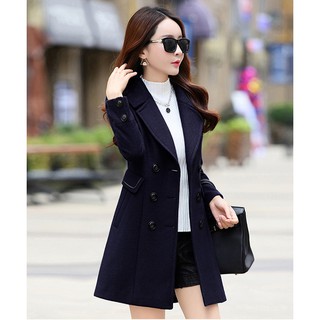 [LH7107] Áo khoác dạ cổ vest 6 nút xinh xắn