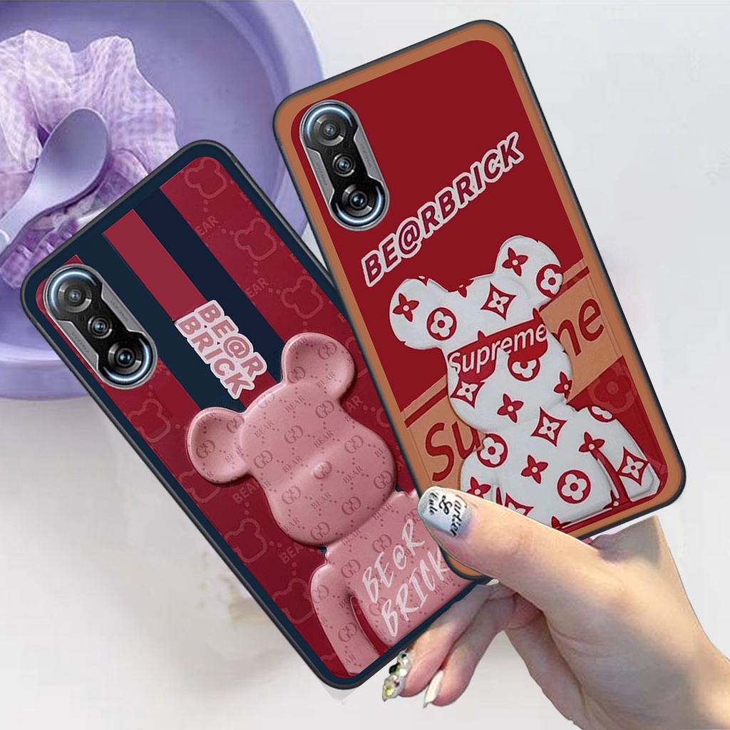 Ốp Redmi K40 Gaming bộ hình gấu bearick spider man cá tính phong cách siêu ngầu giá rẻ