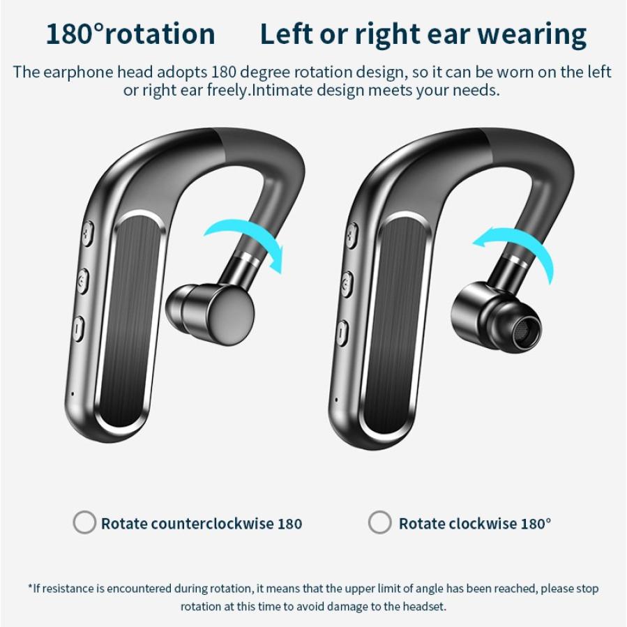 Tai nghe không dây TZUZL Bluetooth không dây kiểu móc vành tai có micro tiện lợi