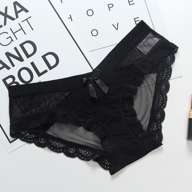 SỈ LỐ 10 QUẦN REN LƯỚI CẠP CHÉO NƠ #5779 | BigBuy360 - bigbuy360.vn