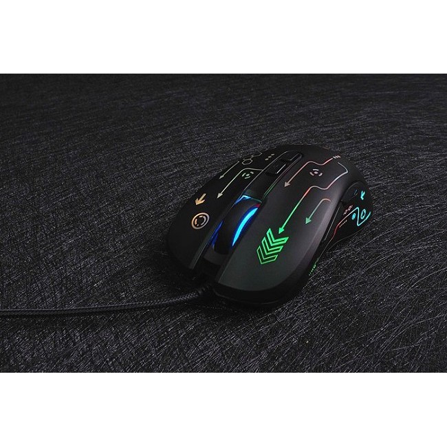 CHUỘT CHƠI GAME FUHLEN G90S RGB ( DPI 2000 ), CÓ DÂY, CỔNG USB