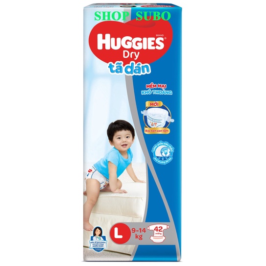 Tả/Bỉm dán Huggies bọc kén con tằm NB40+4/S56/S88/M48/M76/L42/L68 (Cho bé từ 6 đến 14 Kg). Chính hãng. Shop SuBo