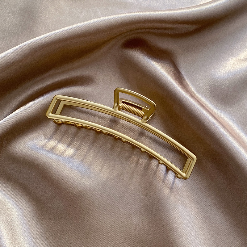 Kẹp Tóc Kim Loại Màu Vàng Thời Trang Hàn Quốc