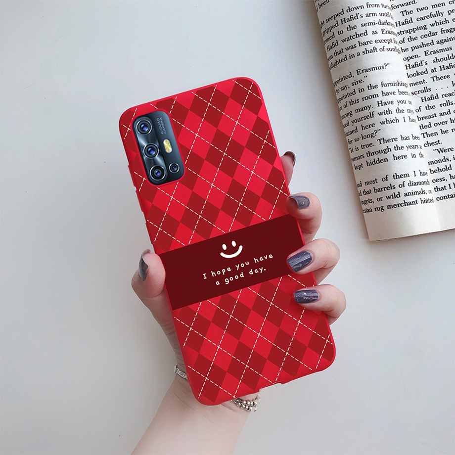 Ốp Điện Thoại TPU Silicone Mềm Nhám Họa Tiết Thời Trang Cho Vivo V17 V 17 Pro V19 Neo V 19 1919 1909 1910