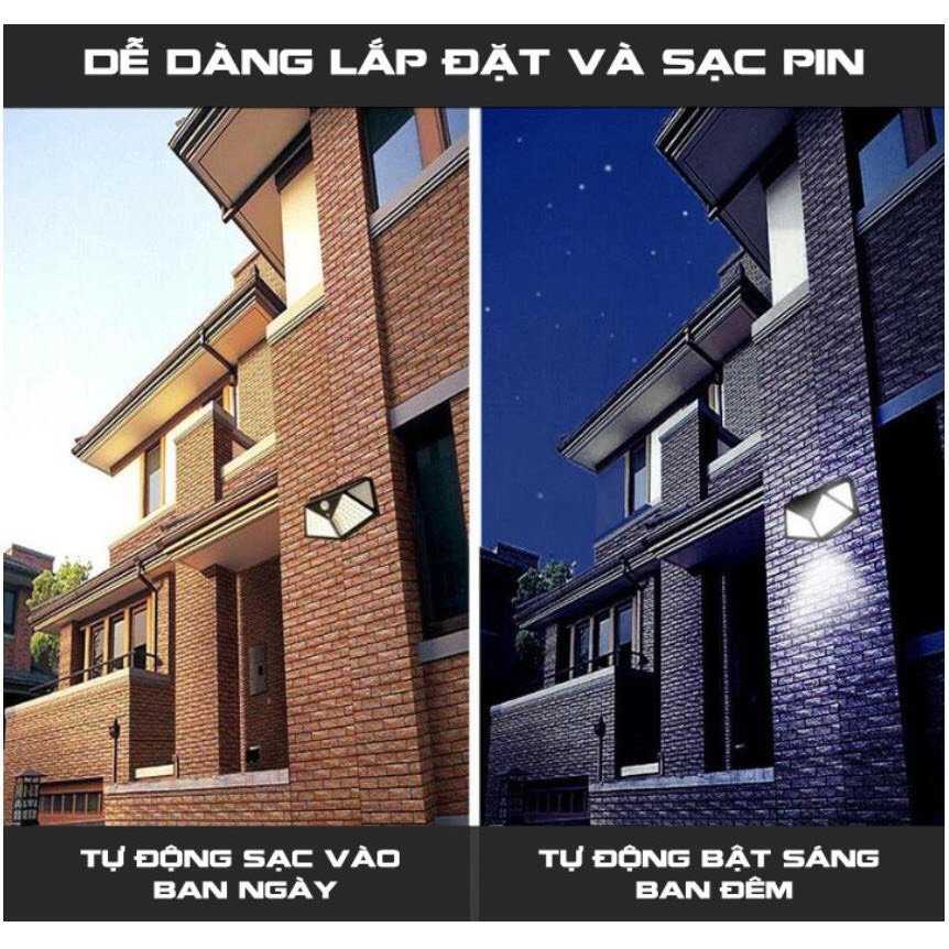 Đèn Năng Lượng Mặt Trời , Đèn Cảm Ứng Chuyển Động , Đèn Cảm Biến , Đèn Năng Lượng Mặt Trời Sân Vườn 100 mắt Led cao cấp