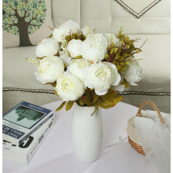 1 chùm hoa mẫu đơn bông lớn