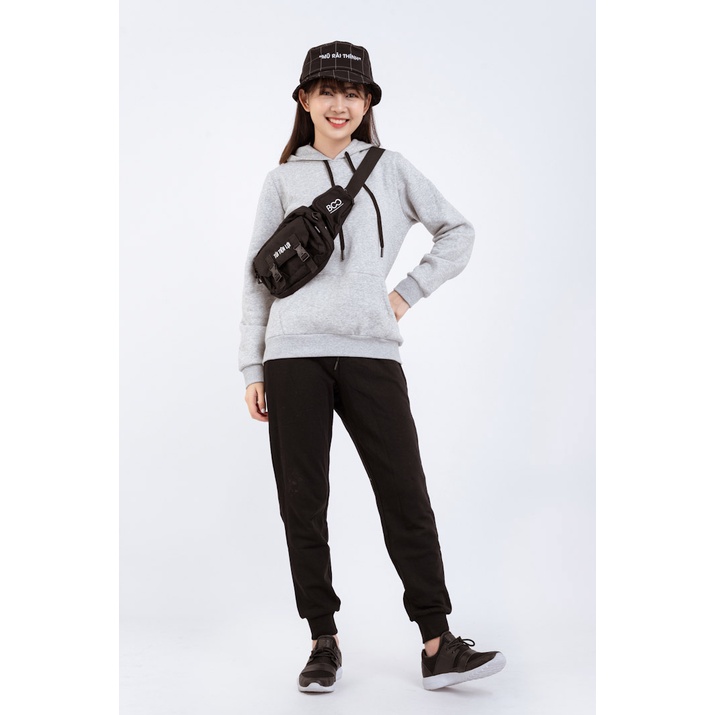 Áo Hoodie Nữ BOO Nỉ có mũ dáng basic nhiều màu phong cách nữ tính casual | BigBuy360 - bigbuy360.vn