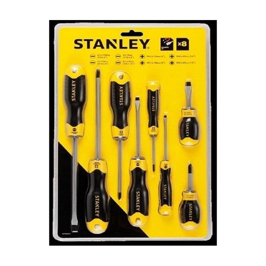 Bộ tô vít Stanley 66-673 8 cây, có từ