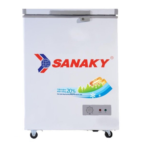 VH-1599HY - Tủ đông SANAKY 100 lít VH-1599HY - 1 NGĂN 1 CÁNH, DÀN LẠNH ĐỒNG, MIỄN PHÍ GIAO HÀNG HCM.