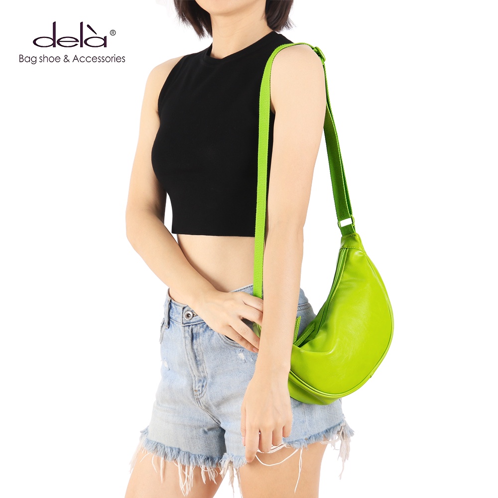 Dela Túi đeo vai kẹp nách túi xách nữ đeo chéo phong cách thời trang Hàn Quốc đi nghỉ đi biển