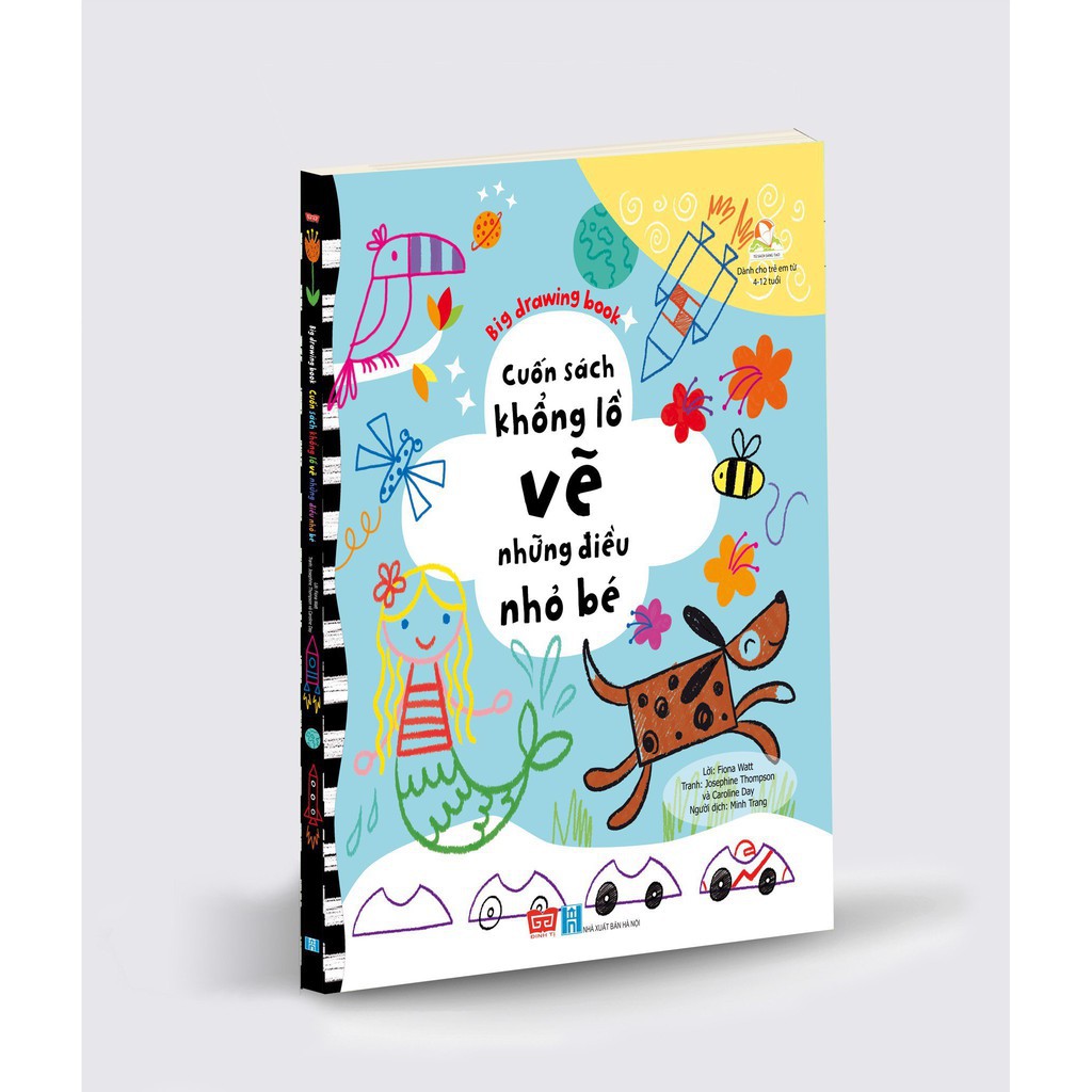 Sách - Big drawing book - Cuốn sách khổng lồ vẽ những điều nhỏ bé