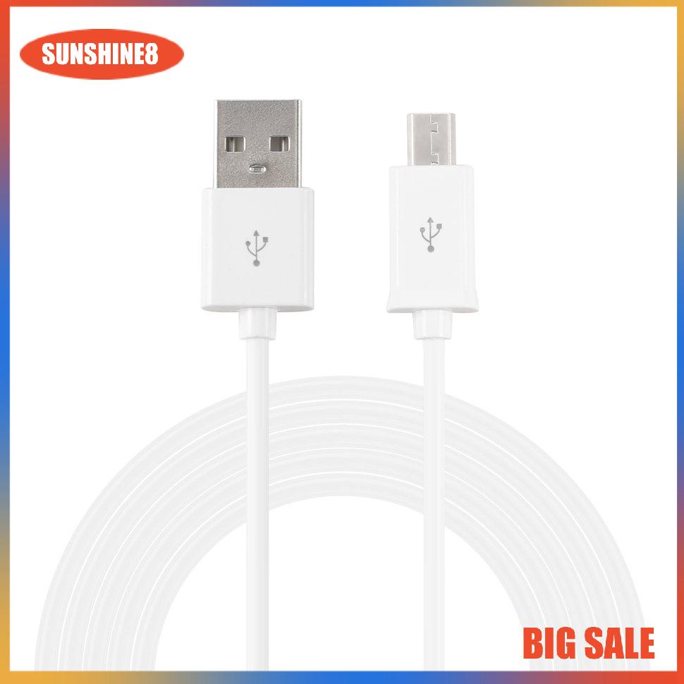 【SUN】1m 3ft Round V8 USB to Micro USB Good Quality Charge Data Cable for Samsung