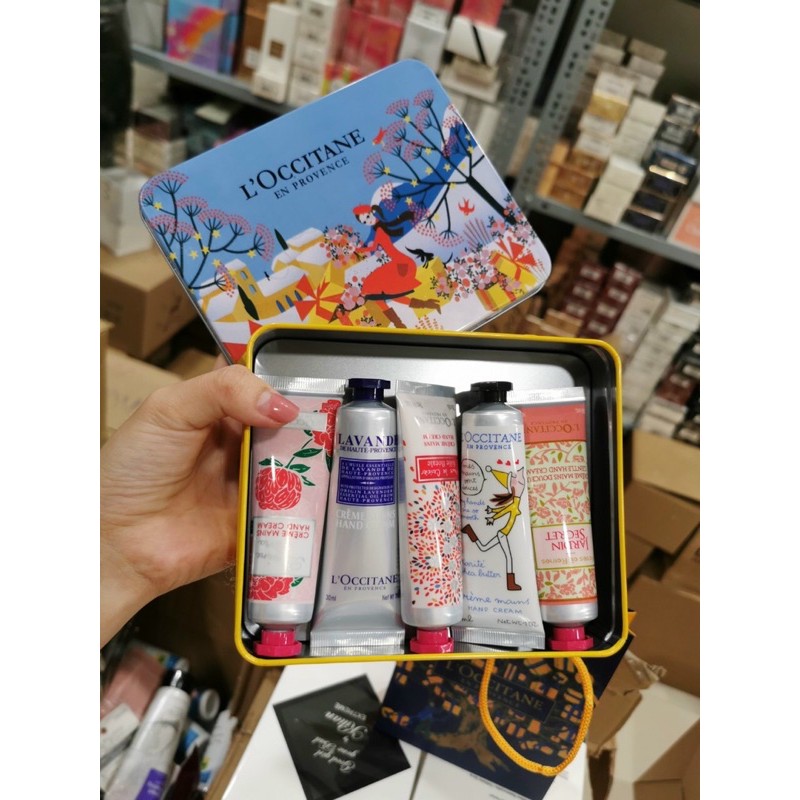Hộp 5 tuýp Kem Dưỡng Da Tay Pháp L'Occitane 30ml