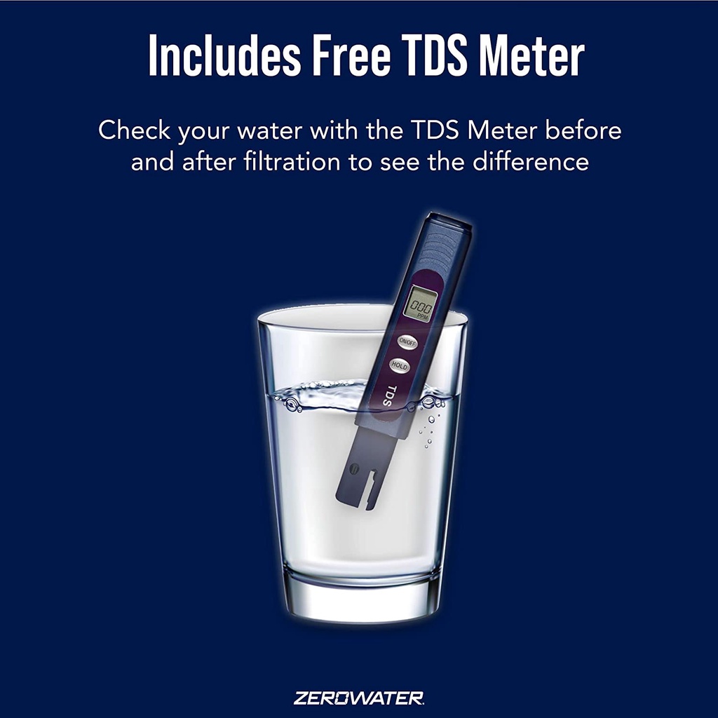 Máy lọc nước Zero Water uống sạch với 5 tầng bảo vệ ZeroWater 20 Cup Ready-Pour 5-Stage Water Filter Pitcher