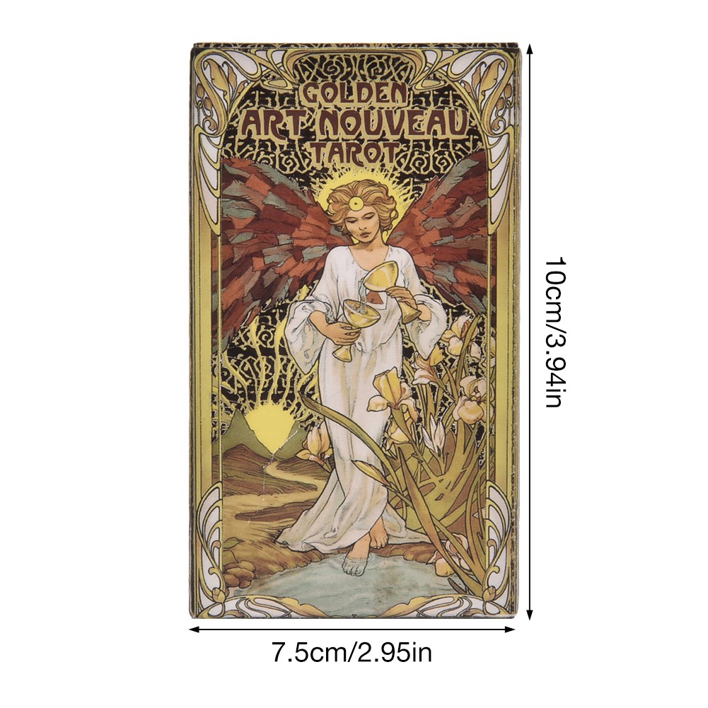 Bộ thẻ bài tarot Golden Art Nouveau có 78 lá