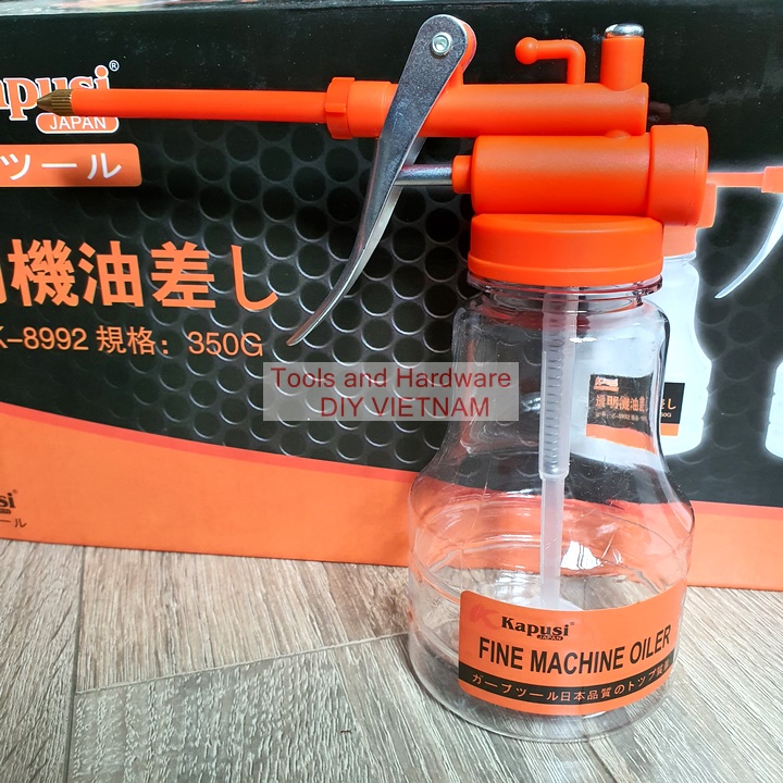 [Ảnh thật] [Chính hãng] Bình Châm Nhớt, Bình Vịt Dầu Cỡ Lớn 350ml Hãng Kapusi JAPAN, Bảo hành 12 tháng