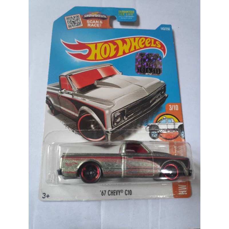 Hot Wheels Mô Hình Đồ Chơi Xe Tải Fs 2016 67 Chevy C10 Zamac