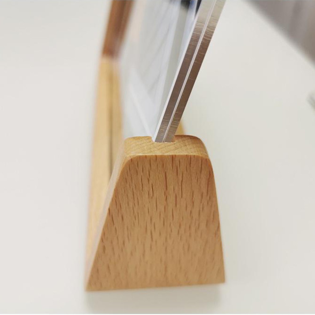 Khung ảnh làm bằng gỗ acrylic trong suốt 12.7 cm