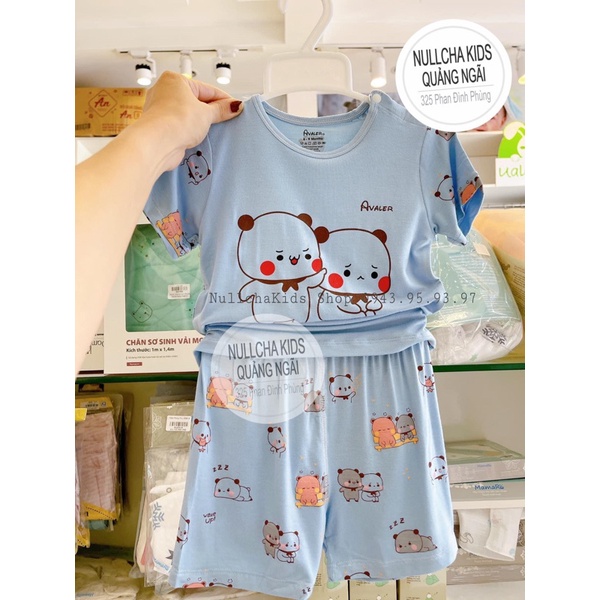 Avaler - Bộ dài chất dầy da cá hoạ tiết avaler sale cho bé trai gái