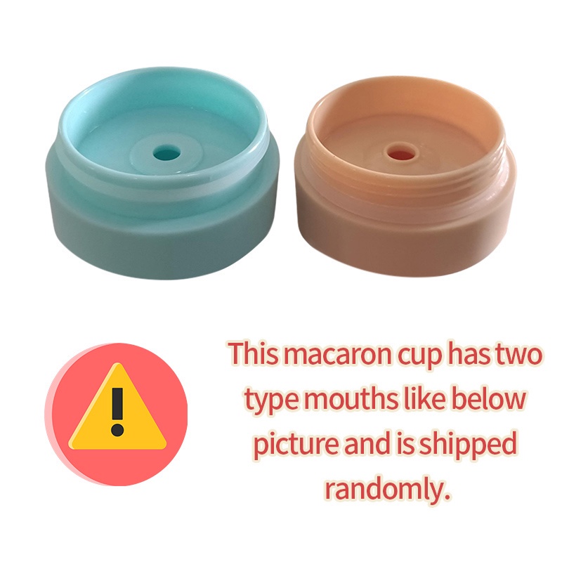 Bình Nước 450ml Kèm Ống Hút Màu Sắc Ngọt Ngào