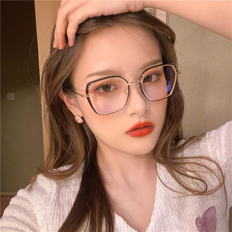 Mắt Kính Chống Bức Xạ Phong Cách Hàn Quốc Cho Nữ