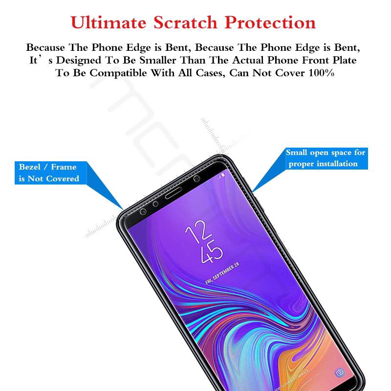 Kính cường lực bảo vệ màn hình cho Samsung Galaxy A6 A7 A8 J8 J7 J6 J4 Plus 2018