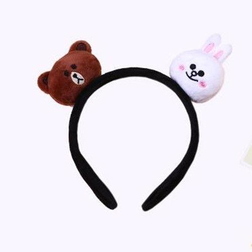 Dây buộc tóc hình chú gấu dễ thương phong cách Hàn Quốc