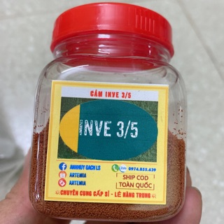 Cám inve 3/5 lọ 50g- thức ăn cá cảnh