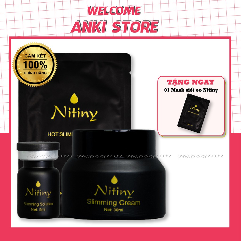 MUA 3 TẶNG 1- Giảm cân Nitiny-Tinh chất nhỏ cuống rốn độc quyền Hàn Quốc an toàn hiệu quả