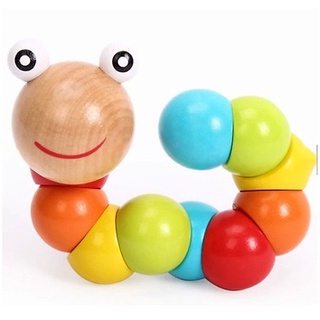Đồ Chơi Con Sâu Uốn Dẻo Nhiều Màu Sắc