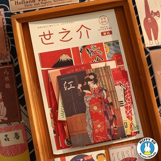 Bộ 20 sticker NHẬT BẢN RETRO