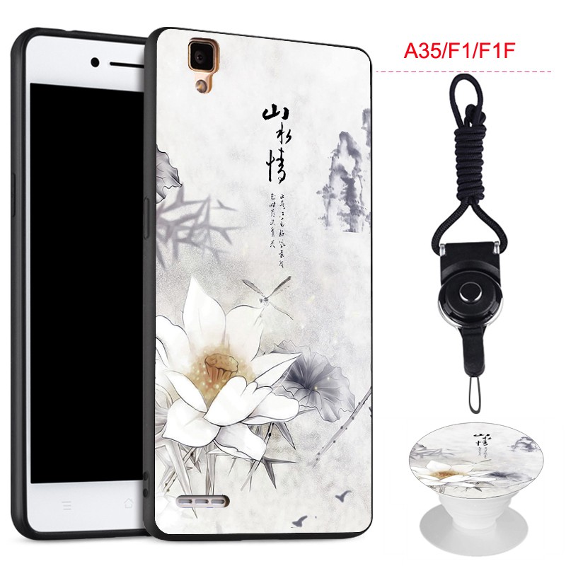 Cartoon Phone Case for OPPO A35/F1/F1f/F1w/F1fw Hand phone for OPPO Back Cover with the Same Pattern airbag phone bracket and a Roper