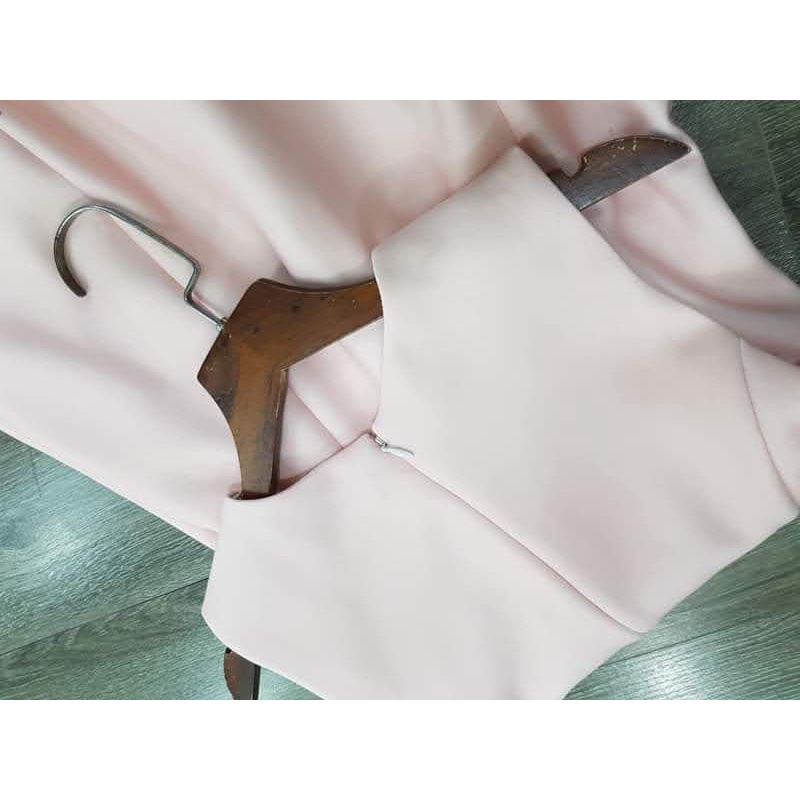 Đầm Thun 8 mảnh xòe chân hoa