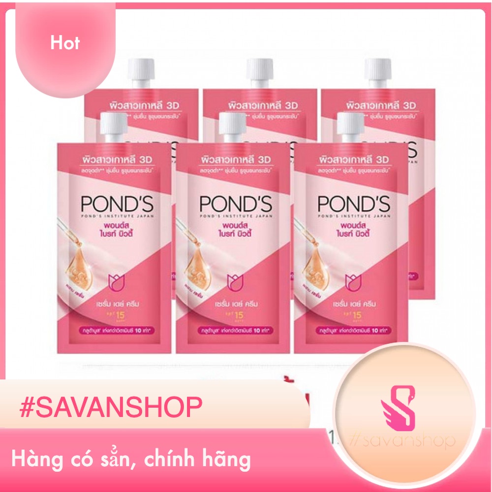 🌟KEM DƯỠNG DA PONDS THÁI LAN HỘP 6 GÓI🌟