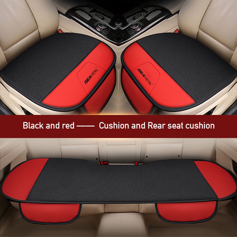 Bọc ghế ô tô vải lanh thoải mái nói chung đệm ghế ô tô thoáng khí bọc ghế ô tô