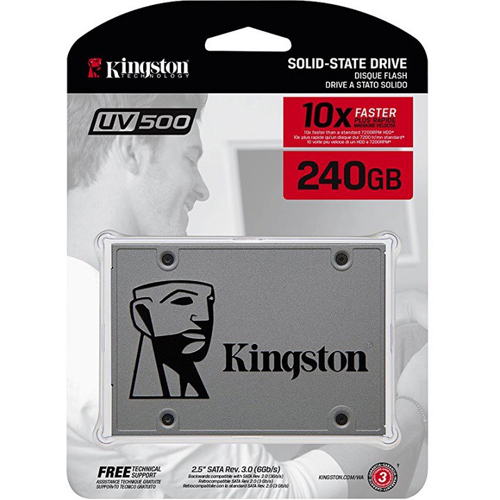 Ổ cứng SSD Kington UV500 240Gb Sata 3