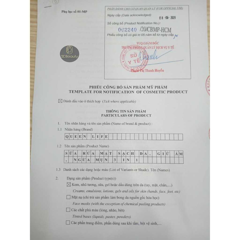 Sữa rửa mặt cao cấp Queen Life | BigBuy360 - bigbuy360.vn