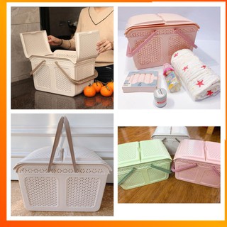 Làn nhựa đi sinh - Làm nhựa đi đẻ đựng đồ sơ sinh cao cấp - MeeBaby