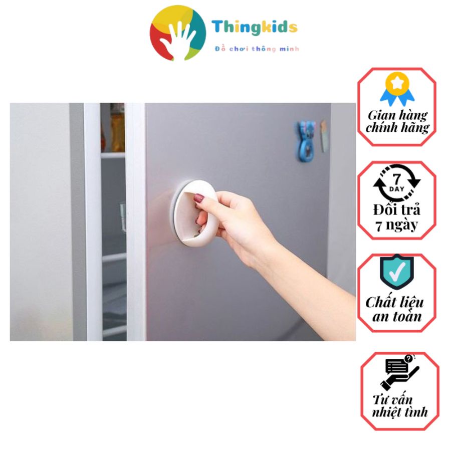Miếng Silicon Bọc Tay Nắm Cửa,Tay Lùa Kéo Gắn Cửa Tủ Chống Va Đập Bảo Vệ An Toàn Cho Bé - Thingkids